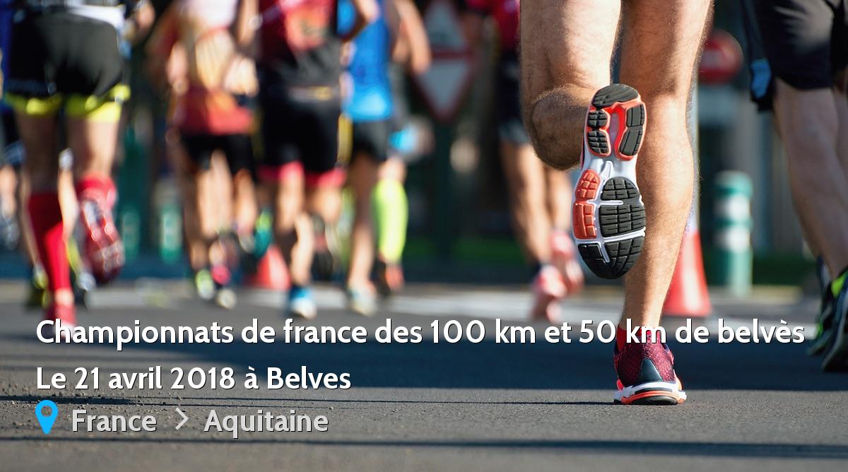 Championnats de france des 100 km et 50 km de belvès 2018 ⇒ Résultats