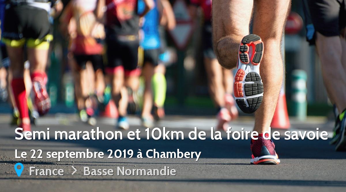 Semi marathon et 10km de la foire de savoie 2019 ⇒ Résultats